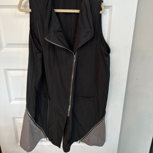 Sun Kim Parachute zipper long vest